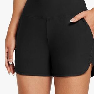 Baleaf Women's Black Athletic Shorts
